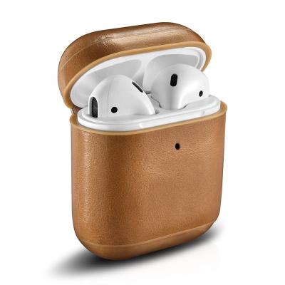 China Support Handmade Radio Changing Leather Case For AirPods 2 Shockproof Cover For Airpods 2 Case Leather for sale