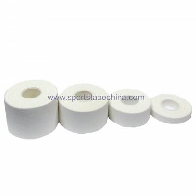 China White Porous 100% Cotton Unisex Rigid Adhesive Athletic Sports Tape for sale