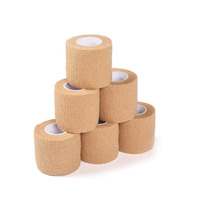 China Sticky To Itslf Do Not Peel Hair Ect Colored House Cohesive Elastic Bandage for sale