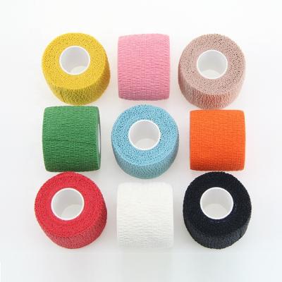 China Self Adhesive Elastic Teardrop Nonwoven Fabric Easy Bandage Nonwoven Tape for sale