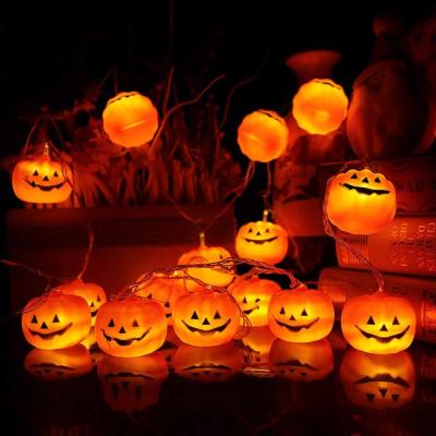 China LED Pumpkin Halloween String Lights Jack-O-Lantern Night Lamp Decoration for Thanksgiving Halloween Birthday Gift Autumn Indoor for sale