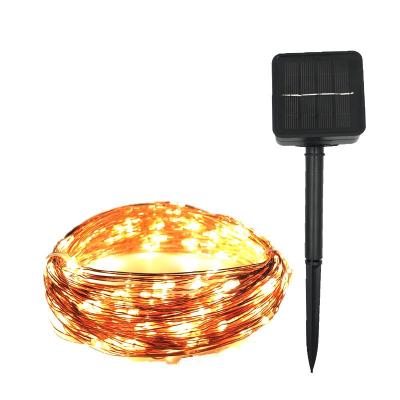 China LED Garden Yard Solar Lamp String Lights 5M/10M/15M/20M 200 LEDs Fairy Holiday Christmas Party Garland Solar Garden Wate for sale