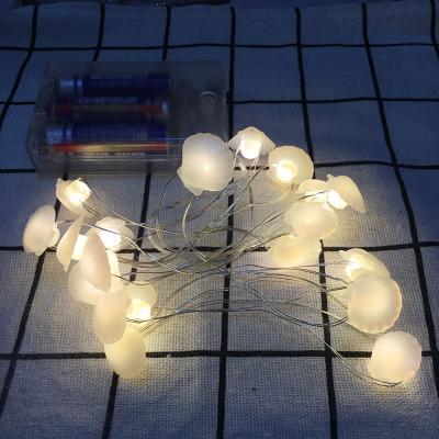 China Christmas Themed Dewdrop String Light Decor 6.5FT 20LED Gift Boxes Santa Claus Christmas Trees for Window Porch Stair Bar for sale