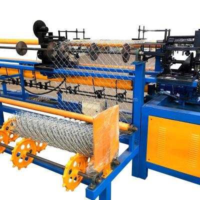 China Building Material Shops Chain Link Fence Machine / Semi Automatic Chain Link Fence Machine for sale