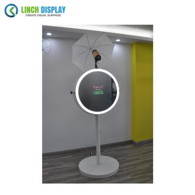 China Best Ring Light Selfie Photo Station Indoor Service Oriented Booth for sale