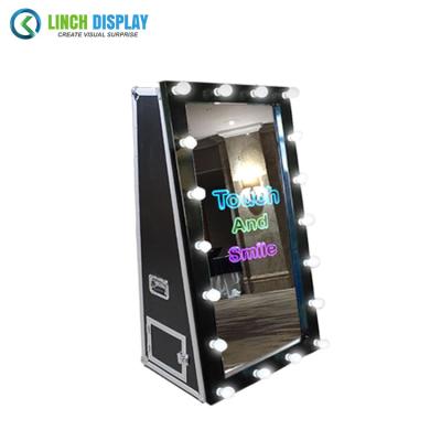 China Factory Directly Indoor Printer Wedding Mirror Photo Booth With Magic Props for sale