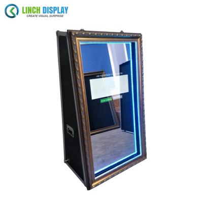 China Indoor Make Your Own Private Signature 65 Inch Mirror Photobooth Mirror for sale