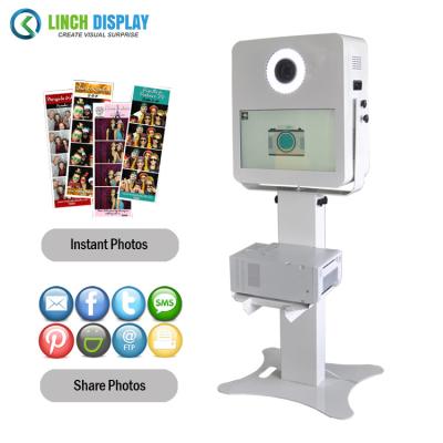 China Metal Foil Long Duration Time Ring Strobe Flash Print Kiosk Photo Box for sale