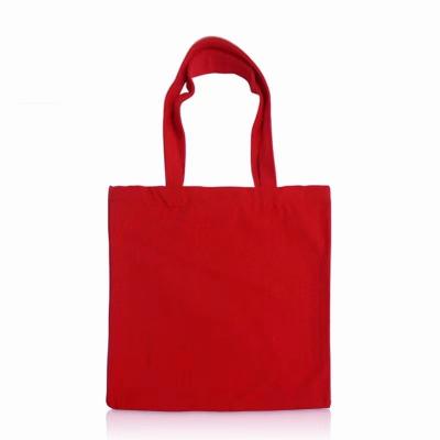 China 100% Plain White Empty Cotton Canvas Tote Bag With Customized Logo Cheap Reusable Shopping Bags Printing Custom Wholesale Eco-friendly for sale