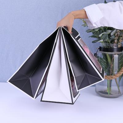 China High Quality Recycled PVC Materials Environmental Protection Gift Packaging Custom Shopping Bag for sale