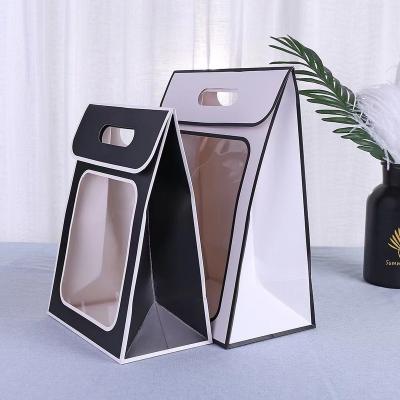 China Exquisite New Materials Special Design Recycled PVC Gift Packaging Eco - Friendly Transparent Bag for sale