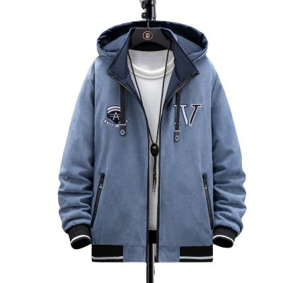 China High quality autumn and winter 2022 new fashion reversible custom plus cotton warm thin men's casual jacket coat for sale