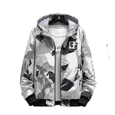 China 2022 Fashion New Crossover Breathable Graffiti Style Men's Winter Street Style Double Sided Jacket Thickened Waterproof Windproof Hoodie for sale