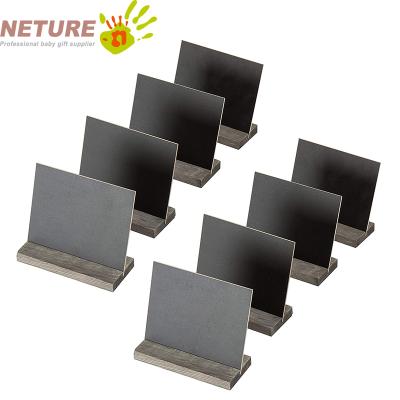 China MDF Store Mini Chalkboard Signs With Stand Neture Mini Blackboard Signs Use For for sale