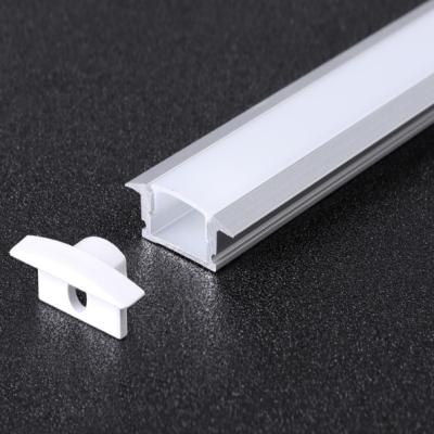 China Decorations 10mm Mall Led Strip Aluminum Led Plasterboard Profile Anodized Angle Is Alloy 6000 Series Silver Embedded for sale