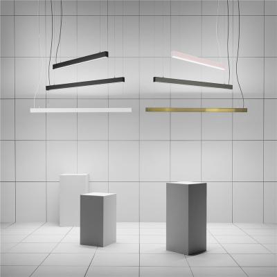 China Office / Meeting Room A New Type Dimmable Black And White Color LED Linear Fixture for sale