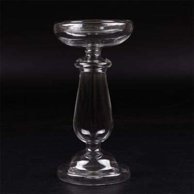 China Home decoration bestselling kerosene lamp/glass candlestick set glass candle holder for wedding for sale