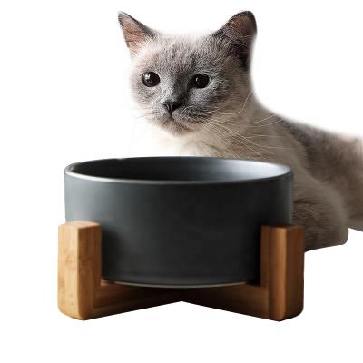 China Viable Creative Dog Cat Food Bowl Easy Clean Cat Feeder Pet Bowls Ceramic for sale