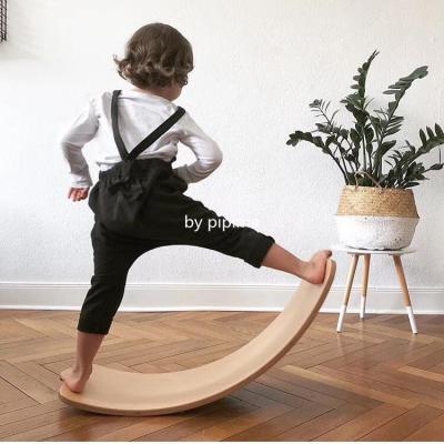 China Minimalist INS busted Nordic simple children's balance board to pull back swinging seesaws to install toys for sale