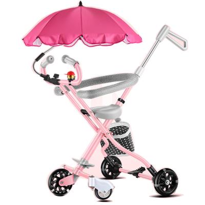 China 2019Hot Foldable Easy Selling Light Weight Baby Stroller Color Easy Folding Magic Baby Stroller for sale