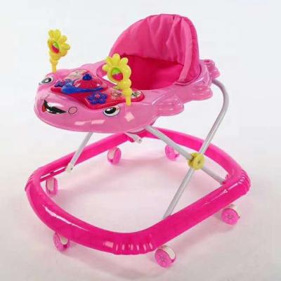 China 2019 Hot Sale High Quality Cheap Baby Steel +plastic Aohong Walker With Toys And Round Base for sale