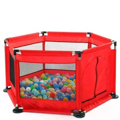 China 2019 Hot Selling Children's Play Indoor Oxford Cloth Plastic Steel Tube Sponge Indoor Fence for sale