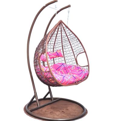 China Rattan Swing Chair Egg Swing Chair Super Comfortable Outdoor Good Hanging for sale