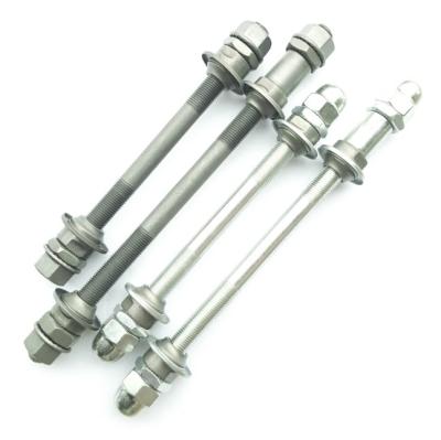 China fctory steel sall bicycle hub axle for sale for sale