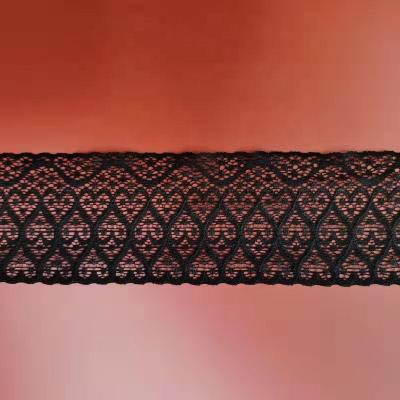 China French wholesale lace ZJ2579 of 5.5cm width elastic high quality elastic lace for wedding underwear pajamas for sale