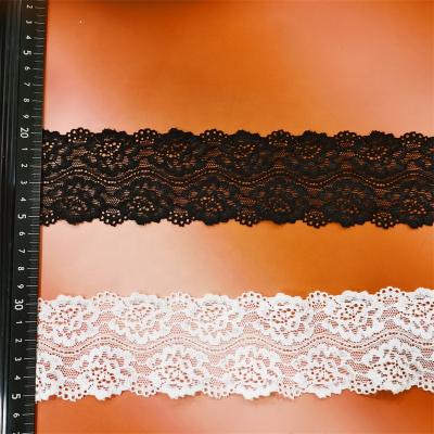 China New Style Width 5.8cm Elastic French Lace Elastic Spandex Elastic Lace For Wedding Underwear Pajamas Clothing for sale