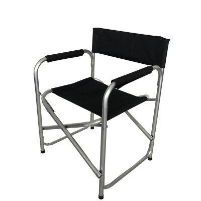 China Hot Selling Simple Lightweight Easy Carry Camping Classic Director Chair Raising Metal Finish Portable Chair With Strong Structure for sale