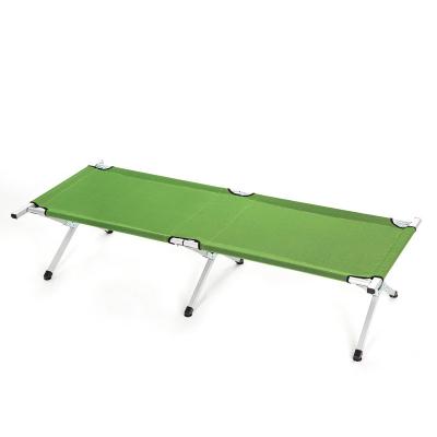 China Aluminum Frame Lightweight Military Bed Foldable Camping And Outdoor Cradle 189x64x42cm for sale