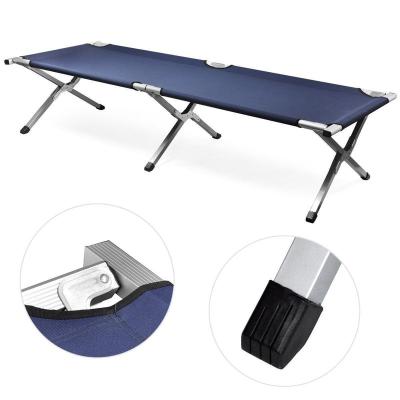 China Modern Classic Aluminum Military Folding Bed Crib Portable Folding Camping Cradle for sale