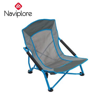 China Minimalist Low Back Light Weight Easy Carry Outdoor Compact Beach Chair Folding Camping Picnic Mesh Chair Low Back Mesh Sports Chair for sale