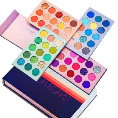 China Color Board Eyeshadow Palette Natural Eye Shade 60 Color Makeup Palette Highlighter Bars Eye Make Up Palette for sale