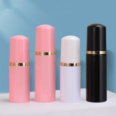 China Wholesale 50ml PET Bottles For Lash Eyeliner Glue And Make Up Remover Foam Shampoo for sale