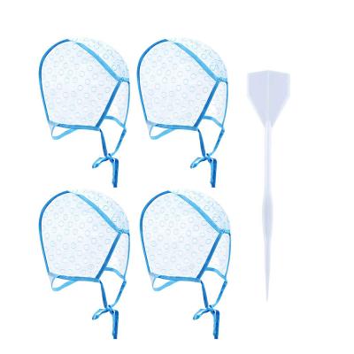 China Durable Best Seller Amazon Highlighting Hair Dye Cap Sets With Plastic Hooks For Dye Hair for sale