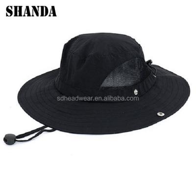 China Wholesale cheap high quality JOINT mesh boonie custom hunting hats with string for sale