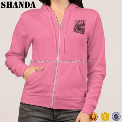 China Custom anti-pilling hoodies unisex pink sweatshirts/Custom Hoodies/College Palace hoodie for sale