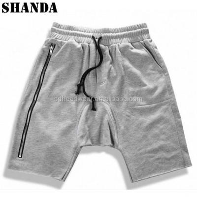 China Breathable Athletic Shorts Drop-crotch Shorts Wholesale Custom Black Man Gym Shorts for sale