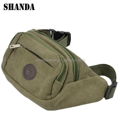 China Wholesale Custom Factory Made Embroidery Custom Canvas Bumbags With Logo for sale