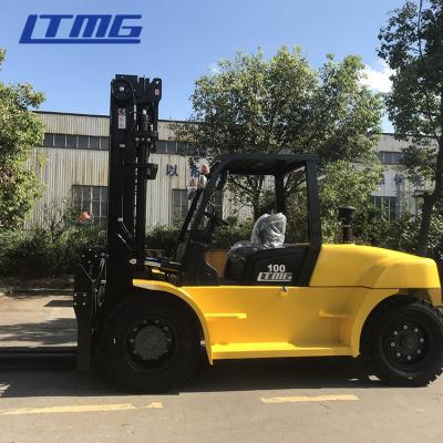 China 10 Ton Capacity Industrial Forklift Truck , FD100 Counterbalance Reach Truck for sale