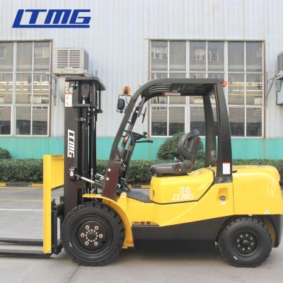 China 2 / 3stage Mast Counterbalance Forklift Truck 3 Ton With Rotating Attachments for sale