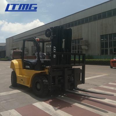 China FD80 Model Counterbalance Forklift Truck 8 Ton Forklift 600mm Load Center for sale