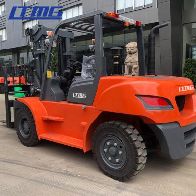 China 6 ton diesel hydraulic forklift with ISUZU engine and automatic transmission for sale