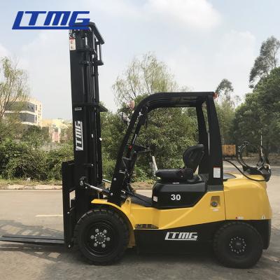 China LTMG Side Shift 3 .5 Ton Gas Powered Forklift , 4 Wheel Drive Forklift With Cabin for sale