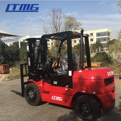 China Container Handling Equipment 3 Ton Boom Forklift With 4500mm Triplex Mast for sale