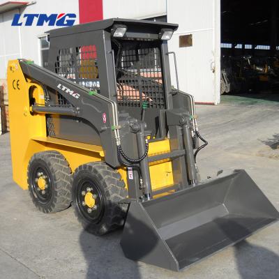 China 850kg Wheeled Skid Steer Loader With 61hp Engine Power And 4 In 1 Bucket for sale