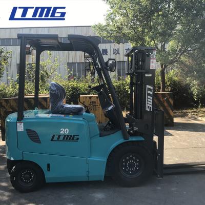 China Ltmg 4 Wheel Electric Forklift Truck Low Running Cost With LED Lamp And 450ah Battery for sale