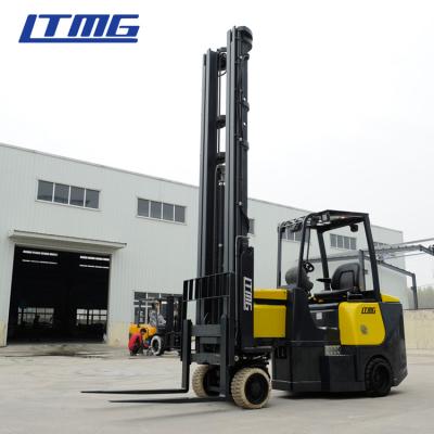 China 2 Ton Electric Counterbalance Forklift Truck Solid Tire With 3 - Stage Mast for sale